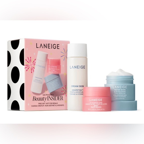 LANEIGE Other - LANEIGE Happy Birthday Sephora beauty insider Skincare Trio. 💕